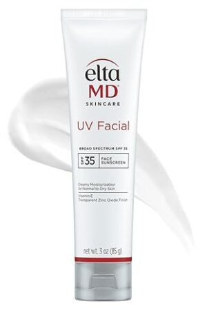 EltaMD UV Facial Sunscreen, SPF 35 Moisturizing Sunscreen for Face, Formulated with Hyaluronic Acid and Zinc Oxide, 3.0 oz Tube