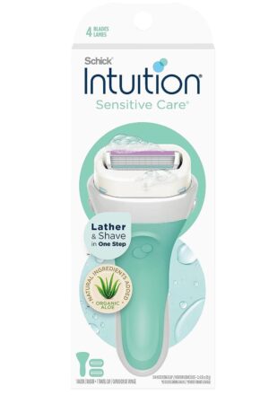 Schick Intuition Sensitive Care Razor for Women,8 blades