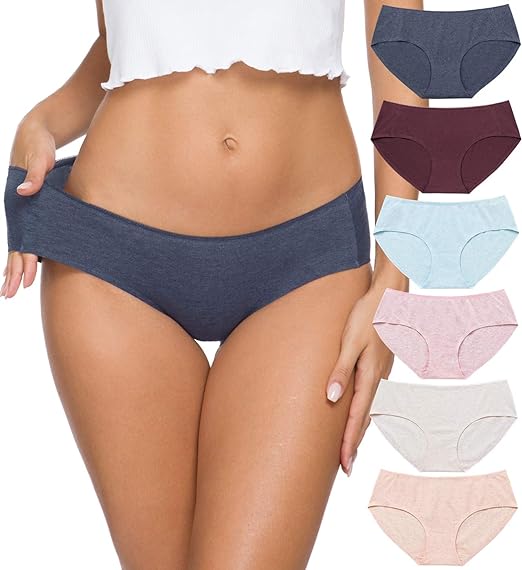 Wealurre Cotton Bikini Women's Breathable Panties Seamless Comfort Underwear