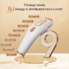 Laser Hair Removal IPL Laser Hair Removal for Women and Men Permanent, 999999 Flashes, At-Home Hair Removal Device for Facial Legs Arms Whole Body Use (White Gold)