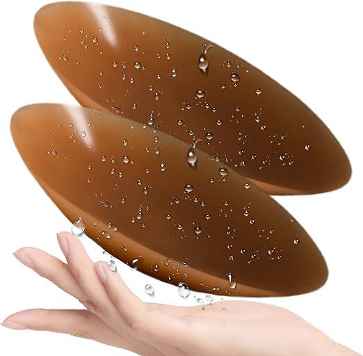 PRETTYWELL Nipple Covers for Women,Waterproof Nipple Pasties Reusable,Ultra Thin Adhesive Silicone Nipple Cover Petals