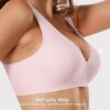 Deep V Bras for Women No Underwire Comfort Wireless