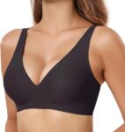 Deep V Bras for Women No Underwire Comfort Wireless