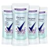 Degree Antiperspirant Deodorant 72-Hour Sweat & Odor Protection Coconut & Hibiscus Deodorant for Women with MotionSense Technology 2.6 oz, Pack of 4