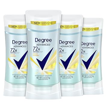 Degree Antiperspirant Deodorant 72-Hour Sweat & Odor Protection Coconut & Hibiscus Deodorant for Women with MotionSense Technology 2.6 oz, Pack of 4