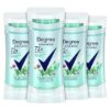 Degree Antiperspirant Deodorant 72-Hour Sweat & Odor Protection Coconut & Hibiscus Deodorant for Women with MotionSense Technology 2.6 oz, Pack of 4