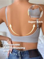 Women's Seamless Wireless Deep U Backless Comfort Bra