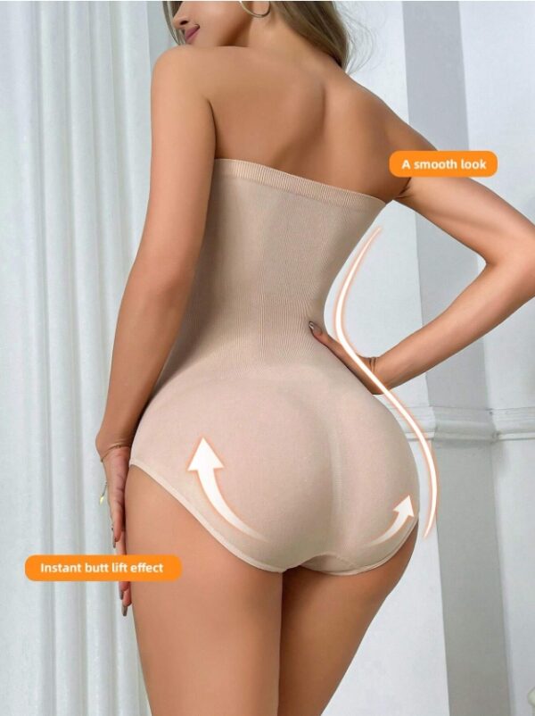 Women's Fashion Solid Color Seamless Body Shaping Bodysuit