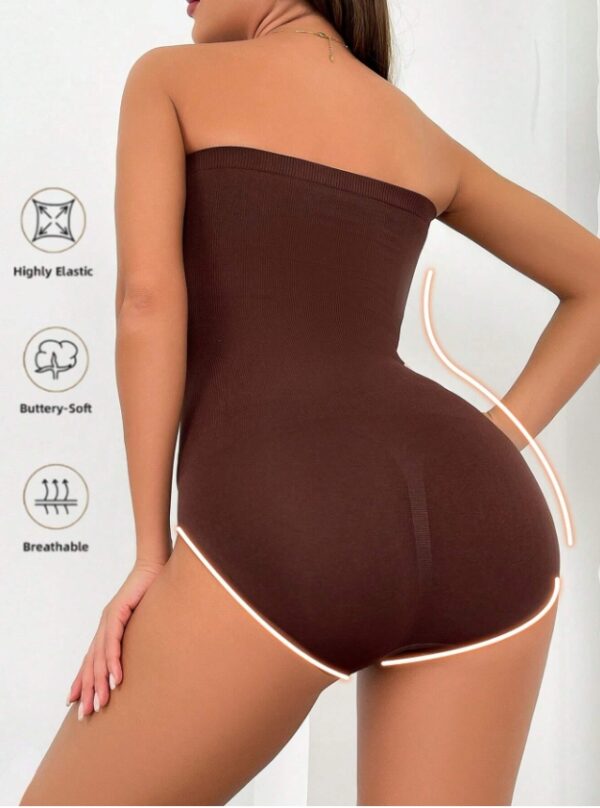 Women's Fashion Solid Color Seamless Body Shaping Bodysuit