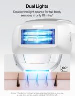 Ulike Laser Hair Removal Device for Women and Men, Air 10 IPL Hair Removal with Sapphire Ice-Cooling, Nearly Painless, Long-lasting Results, SkinSensor, 4 Modes for Body & Face At-Home Use