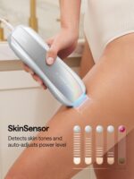 Ulike Laser Hair Removal Device for Women and Men, Air 10 IPL Hair Removal with Sapphire Ice-Cooling, Nearly Painless, Long-lasting Results, SkinSensor, 4 Modes for Body & Face At-Home Use