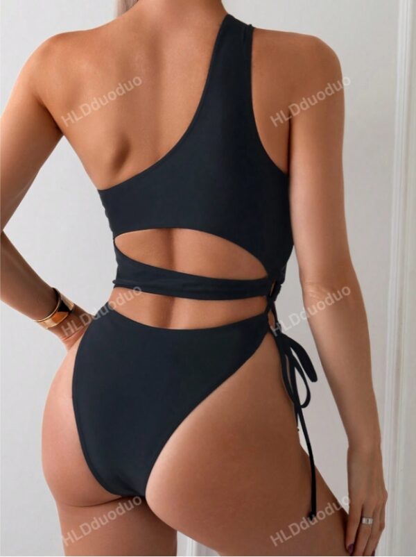 Women's Sexy Monokini Swimsuit, Hollow Out, One Shoulder Design