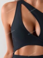 Women's Sexy Monokini Swimsuit, Hollow Out, One Shoulder Design