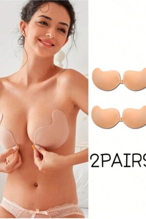 FINETOO 2 Pairs Mango-shaped Buckle Silicone Nipple Covers