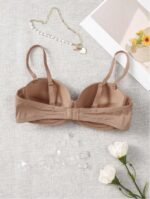 Women's Solid Color Strapless Bra