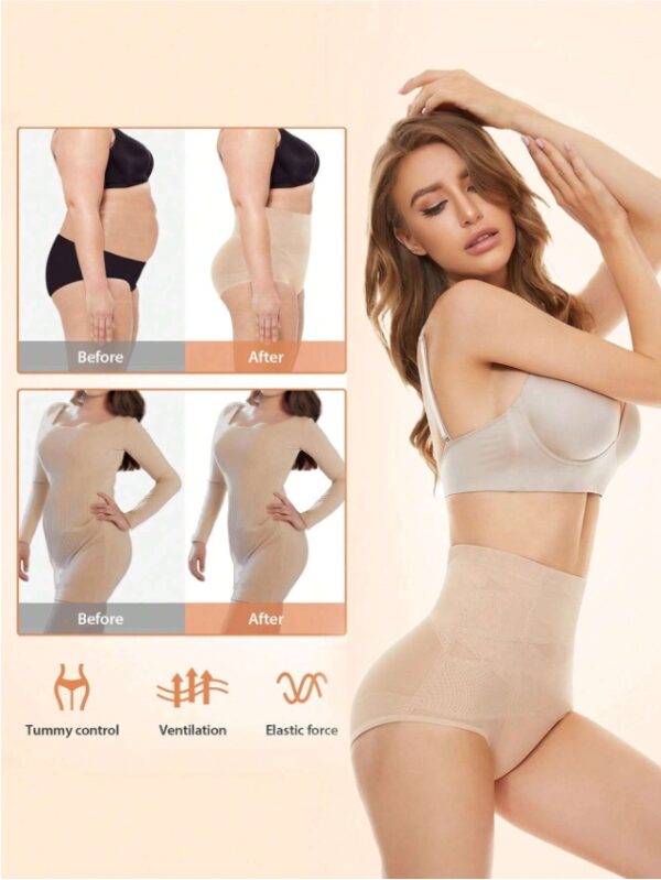 High Waist Shapewear Panty,Women's Tummy Shrinking And Body Shaping Underwear High Waist Body Shaping Underwear, Tight Control, Soft And Comfortable, Suitable For Women